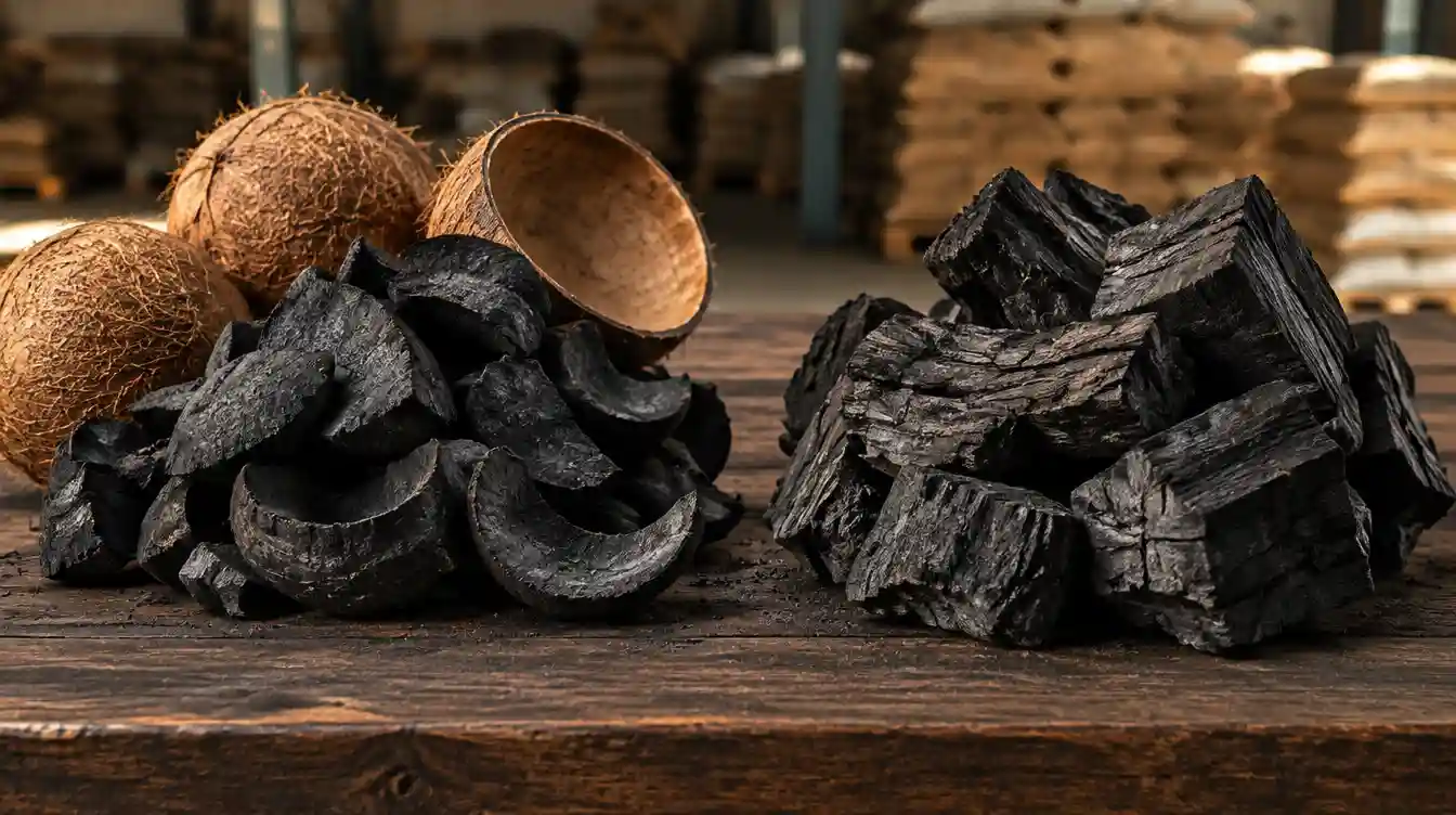 Charcoal Types: Coconut Shell, Lump Charcoal and Uses