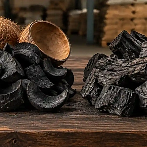 Charcoal Types: Coconut Shell, Lump Charcoal and Uses